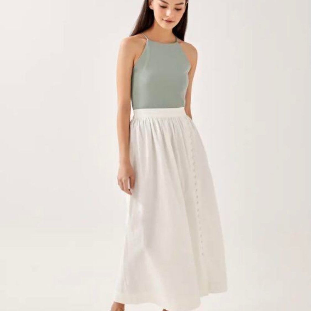 Liz Halter Neck Jersey Top